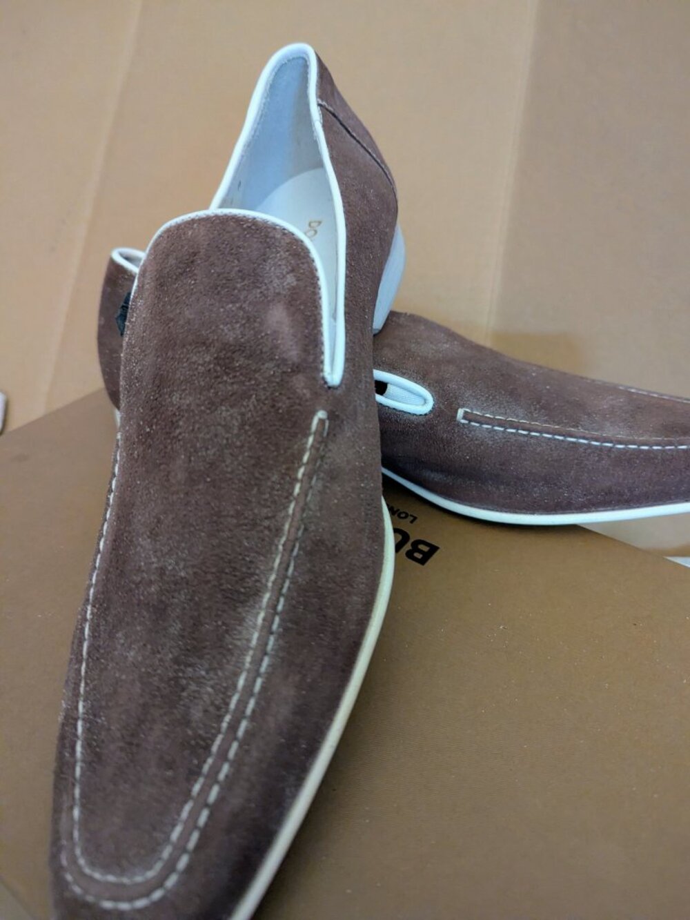 DONALD J. PLINER Men's Loafers Made in Italia Size 9.5 - Picture 10 of 11